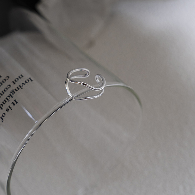 流淌-925純銀戒指｜可微調