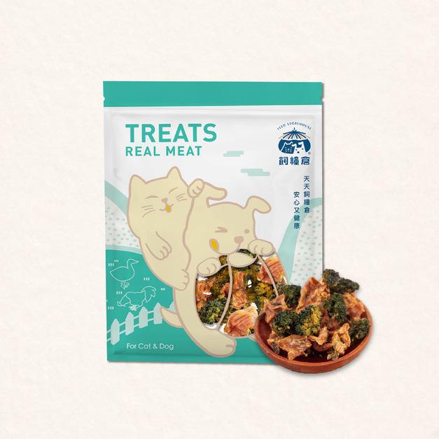 【寵物零食】花椰菜雞肉捲 | 天然原肉 低溫製作 低敏適合敏感毛孩 豐富膳食纖維