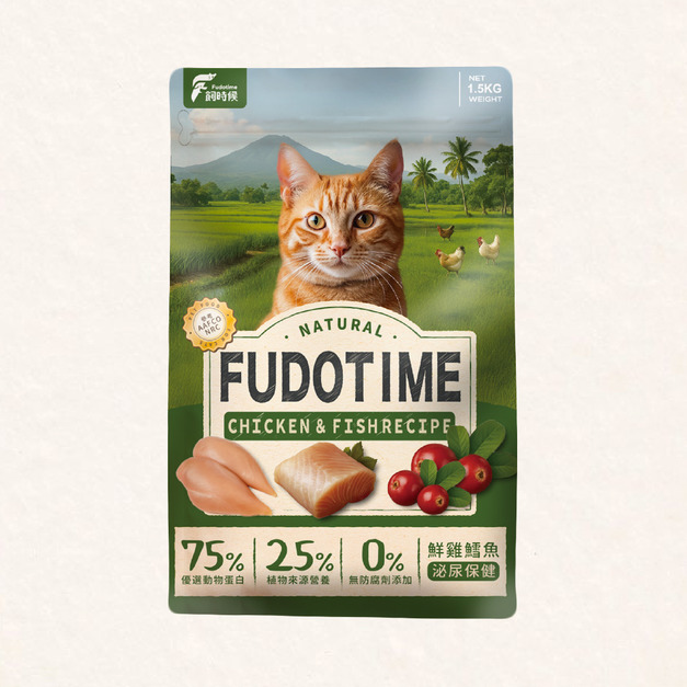 機能貓糧 | 鮮雞鱈魚 | 貓咪主食糧 | 挑嘴貓的最愛 | 1.5kg