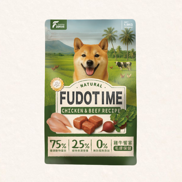 微穀犬糧 | 雞牛饗宴 | 狗狗主食糧 | 挑嘴狗的最愛 | 1.5kg