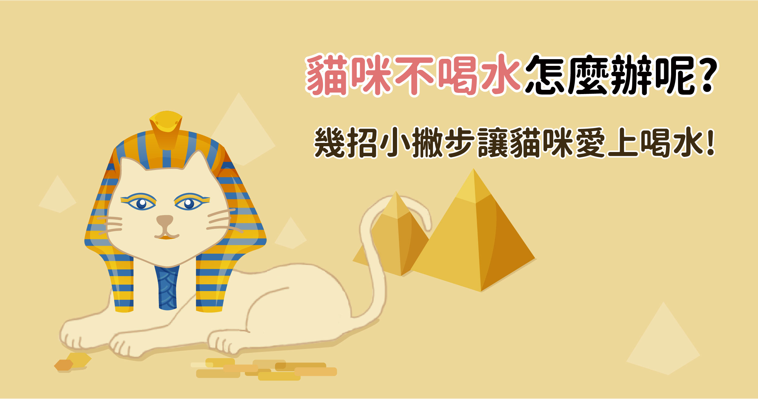 貓咪不喝水怎麼辦呢?讓貓咪愛上喝水!