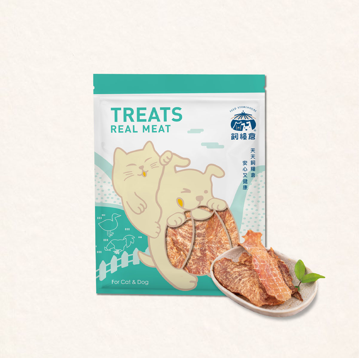 【寵物零食】櫻桃鴨胸肉乾 |天然原肉 低溫製作 低敏適合敏感毛孩 ASMR首選