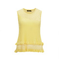 繡晴系列女式背心裙 - 嫩黃_1