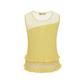 繡晴系列女式背心裙 - 嫩黃_2
