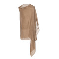 Lumi素染氂牛絨披肩 - 駝色