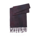 Kalarisis流蘇方格披肩 - 深紫/多色_3