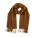 絲原氂牛絨圍巾 - 焦糖