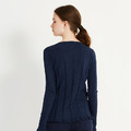 卡拉利斯女式長袖套衫 - 深藍_2