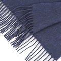 絲原氂牛絨圍巾 - 深藍_2