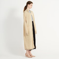 馬尼拉麻系列女式長開衫 - 米白_2