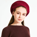 都市麗影手編帽 - 栗色