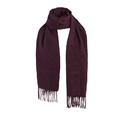 絲原氂牛絨圍巾 - 酒紅