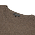 香巴拉男士圓領氂牛絨上衣 - 深棕_3