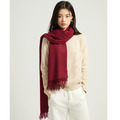 絲原氂牛絨披肩 - 棗紅_5