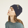 玉樹希望羚羊氂牛絨兩用帽子 - 靛藍_2
