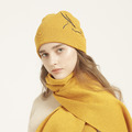 玉樹希望羚羊氂牛絨兩用帽子 - 向日葵黃_2