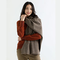 絲原氂牛絨至尊披肩 - 深卡奇_3