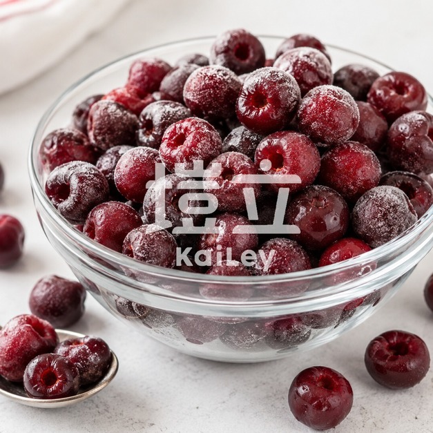 智利 IQF 冷凍黑櫻桃 Dark Sweet Cherry（去蒂去籽）1kg
