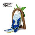 Hansa 5685-藍黃金剛鸚鵡(附掛架)_1
