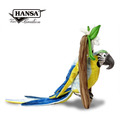 Hansa 5685-藍黃金剛鸚鵡(附掛架)_2