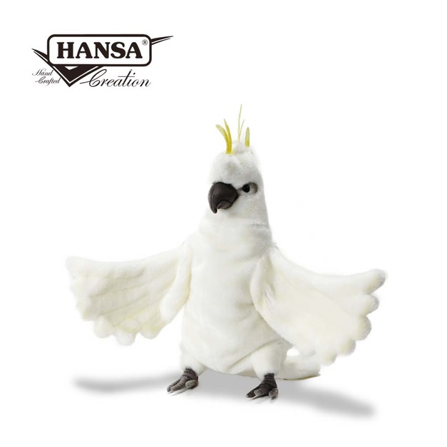 Hansa 7352-鳳頭鸚鵡手偶43公分高