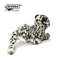 Hansa 4087-臥姿雪豹26公分長_2