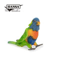 Hansa 8427-彩虹吸蜜鸚鵡25公分長