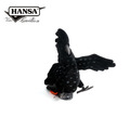 Hansa 8224-紅尾黑鳳頭鸚鵡35公分