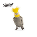 Hansa 6470-灰色鸚鵡23公分高_1