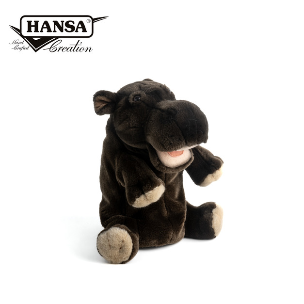 Hansa 4037-河馬手偶24公分高