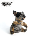 Hansa 8388-昆士蓝赫勒犬手偶30公分高