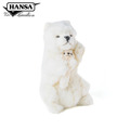 Hansa 7964-北極熊媽媽帶小孩31公分高_1