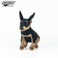 Hansa 8552-杜賓犬坐姿26公分長