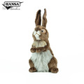 Hansa 5636-黑尾傑克兔坐姿36公分高