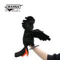 Hansa 8227-紅尾黑鳳頭鸚鵡手偶49公分高_1