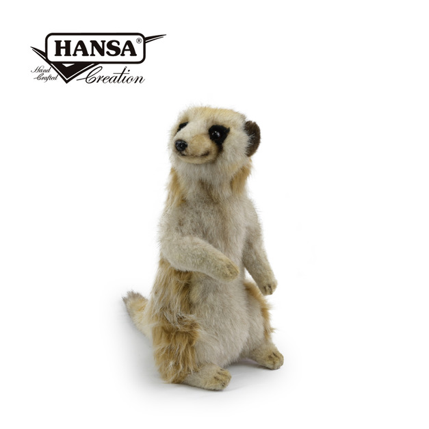 Hansa 3703-坐姿貓鼬26公分高