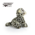 Hansa 6356-坐姿雪豹寶寶18公分_4