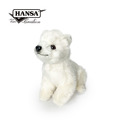 Hansa 7276-北極熊寶寶(坐姿)25公分長