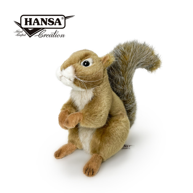Hansa 3395-紅松鼠17公分長