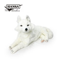 Hansa 6828-雪狐趴姿60公分長