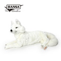 Hansa 6828-雪狐趴姿60公分長_1