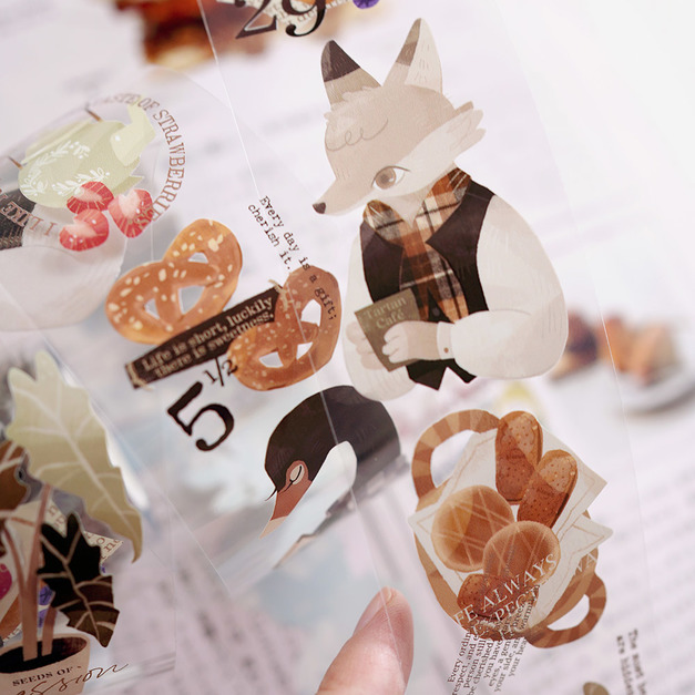 【wwiinngg】亮面PET膠帶(特油含離型紙) - 格子咖啡營業中