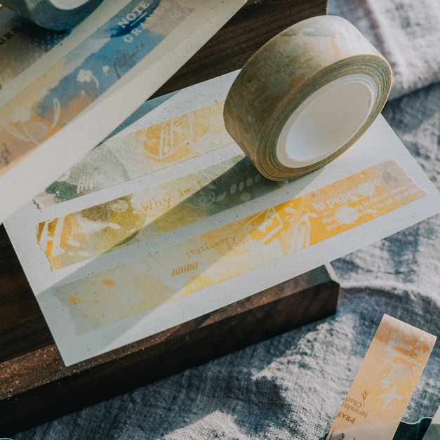 【Meow Illustration】文具控 和紙膠帶