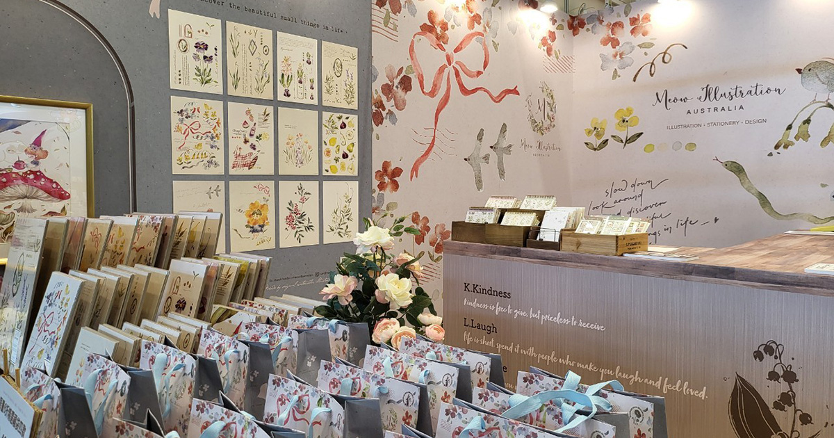 Meow Illustration 2024年8月 台灣文博會參展