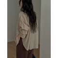 ｜預購｜ 俐落多穿附腰帶天絲長版襯衫_12