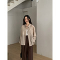 ｜預購｜ 俐落多穿附腰帶天絲長版襯衫_15