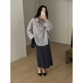 ｜預購｜ 俐落多穿附腰帶天絲長版襯衫_30