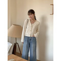 ｜象牙/黑 現貨｜ 氣質小香風設計休閒外套_1
