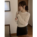 ｜預購｜ 溫和色系短版針織上衣_12