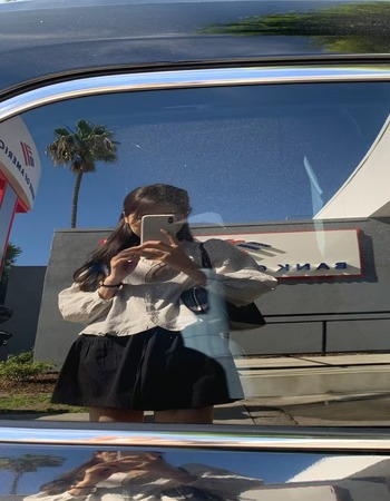 ｜現貨｜  可愛花邊領口格紋上衣